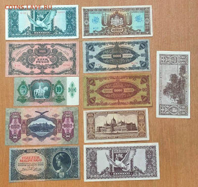 Набор банкнот Венгрия 1945 -46 в основном до 5,03,2021 22:00 - IMG20210228122808