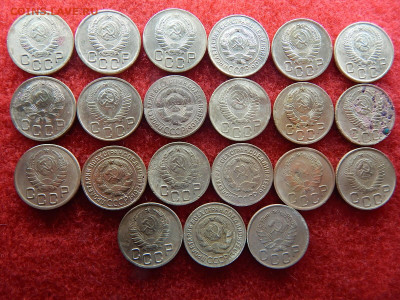 2,3,5 копеек 54 штуки с 1926-57 год не кучей. - №№№№№№№№№№ 008.JPG