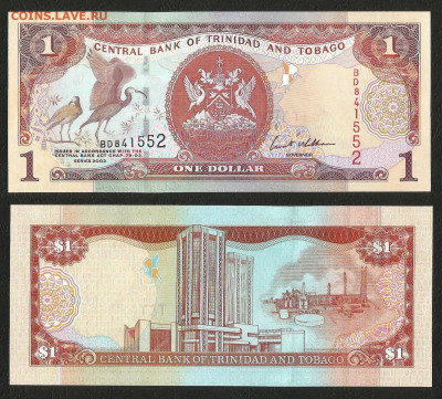 Тринидад и Тобаго 1 доллар 2002 года пресс _с 1 рубля_- 4.03 - 21