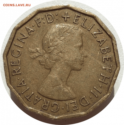 3 пенса 1960 г. ВЕЛИКОБРИТАНИЯ до 02.03.21 в 22:00 МСК - Rounded_20201125_205443