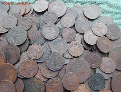 278 монет кладовой меди (1870-1916), 1-5кк, цена фикс ! - all-5-1
