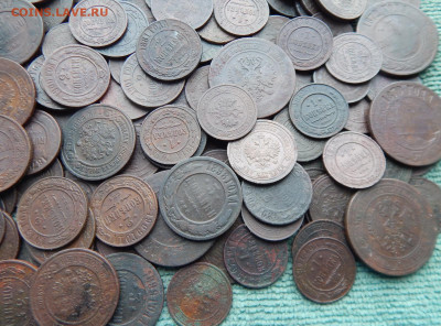 278 монет кладовой меди (1870-1916), 1-5кк, цена фикс ! - all-6-1