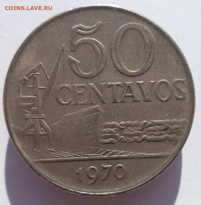50 сентаво 1970 г. БРАЗИЛИЯ до 02.03.21 в 22:00 МСК - IMG_20210217_180120