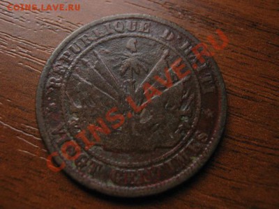 Гаити 20 сентаво 1863 год тип до 11.10 в 21.00 М - Изображение 163