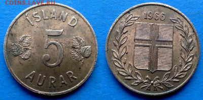 Исландия - 5 эйре 1966 года до 8.03 - Исландия 5 эйре, 1966