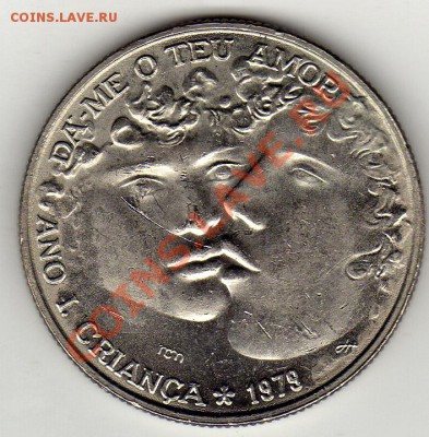 Португалия 25 эскудо 1979 Год ребёнка до 13.10.11 22ч (661) - img427