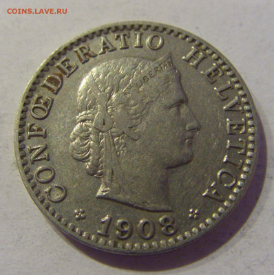20 раппен 1908 Швейцария №1 07.03.2021 22:00 М - CIMG9219.JPG