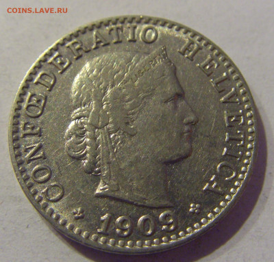 20 раппен 1909 Швейцария №1 07.03.2021 22:00 М - CIMG9227.JPG