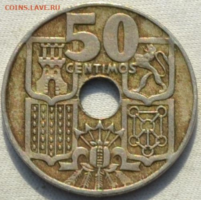 Испания 50 сантимов 1949. 05. 03. 2021 в 22 - 00. - DSC_0606.JPG