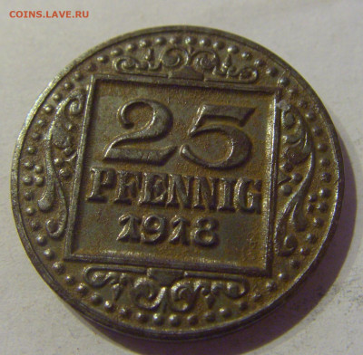 Нотгельд 25 пф 1918 Мюнстер №1 09.03.21 22:00 М - CIMG9725.JPG