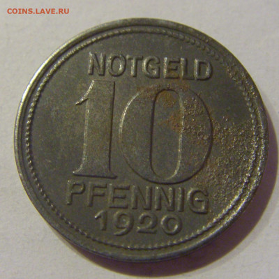Нотгельд 10 пф 1920 Кобленц №2 09.03.21 22:00 М - CIMG9773.JPG