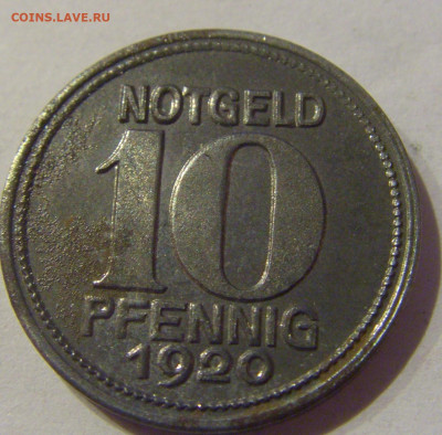 Нотгельд 10 пф 1920 Кобленц №3 09.03.21 22:00 М - CIMG9777.JPG