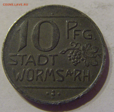 Нотгельд 10 пф 1918 Вормс №3 09.03.21 22:00 М - CIMG9809.JPG