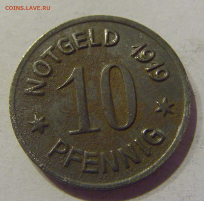 Нотгельд 10 пф 1919 Бинген №2 09.03.21 22:00 М - CIMG9851.JPG