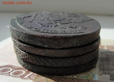 Четыре пятикоппечника: ем,  1765,66,67,69 - g