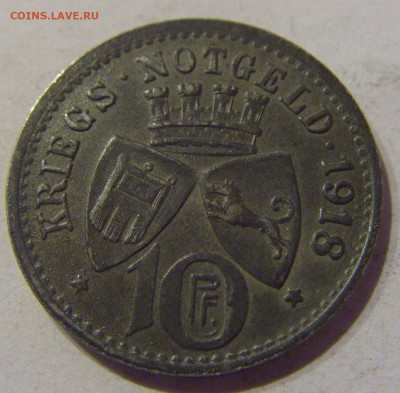 Нотгельд 10 пф 1918 Теттнанг №2 09.03.21 22:00 М - CIMG9877.JPG