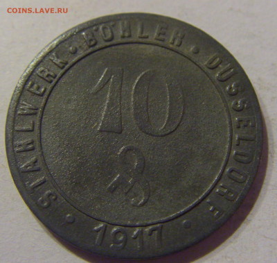 Нотгельд 10 пф 1917 Дюссельдорф №1 09.03.21 22:00 М - CIMG9887.JPG