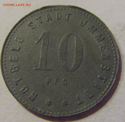 Нотгельд 10 пф 1919 Имменштадт №1 09.03.21 22:00 М - CIMG9899.JPG