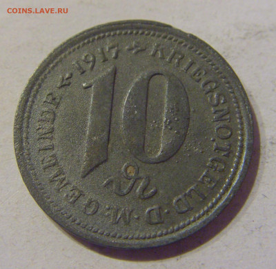 Нотгельд 10 пф 1917 Вейлер №1 09.03.21 22:00 М - CIMG9903.JPG
