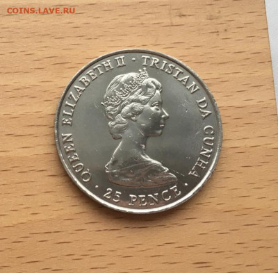 Крона Шайба Тристан да Кунья 25 пенсов 1981 Свадьба Принца - krona_shajba_tristan_da_kunja_25_pensov_1981_svadba_princa_charlza_i_ledi_diany (1)