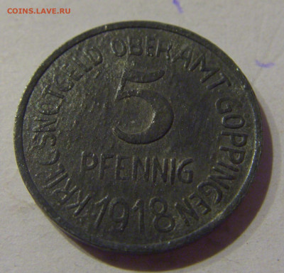 Нотгельд 5 пф 1918 Гёппинген №1 09.03.21 22:00 М - CIMG0207.JPG