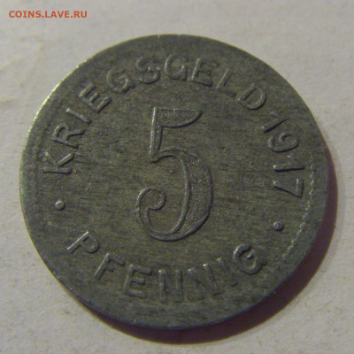 Нотгельд 5 пф 1917 Эльберфельд №2 09.03.21 22:00 М - CIMG0227.JPG