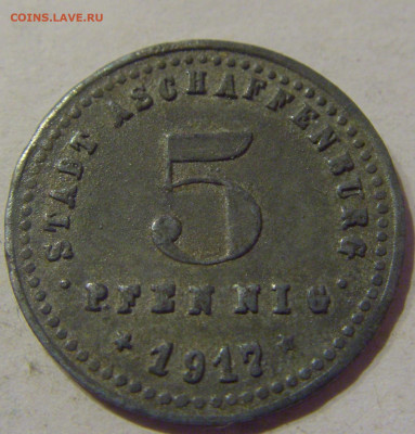 Нотгельд 5 пф 1917 Ашаффенбург №2 09.03.21 22:00 М - CIMG0235.JPG