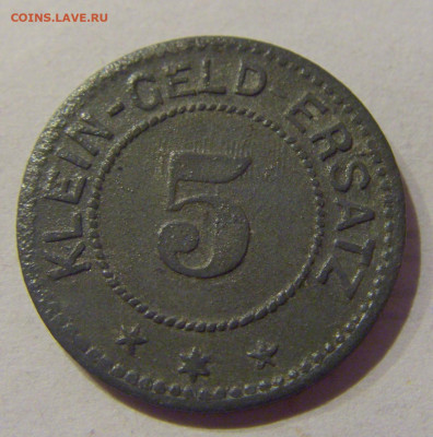 Нотгельд 5 пф 1918 Ванген-им-Алльгой №1 09.03.21 22:00 М - CIMG0243.JPG