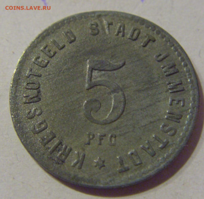 Нотгельд 5 пф 1917 Имменштадт №1 09.03.21 22:00 М - CIMG0283.JPG