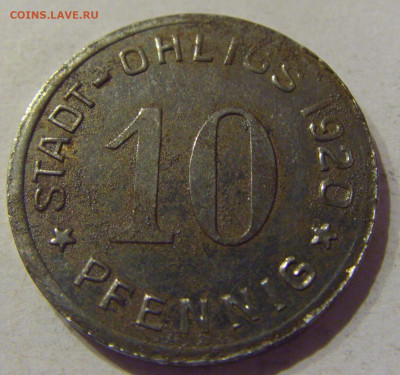 Нотгельд 10 пф 1920 Охлигс №1 09.03.21 22:00 М - CIMG9959.JPG