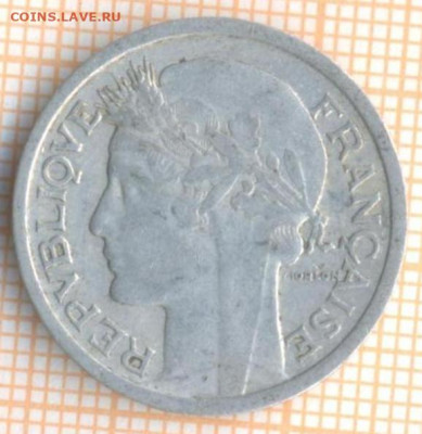 Франция 1 франк 1948 г., до 10.03.2021 г. 22.00 по Москве - Франция 1 франк 1948 2363