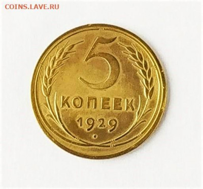 5 копеек 1929. Нечастый год. До 06.03.21г до 22.00 МСК - 1614940687071