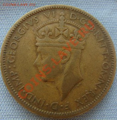 - Британская Зап. Африка 1 шиллинг 1943 - до 13.10.11 22Мс - Coin1203(1)