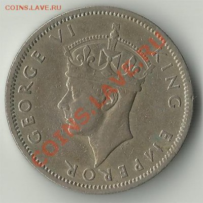 - Британская Юж. Родезия 1 шиллинг 1943 - до 13.10.11 22Мск - Coin1129(3)