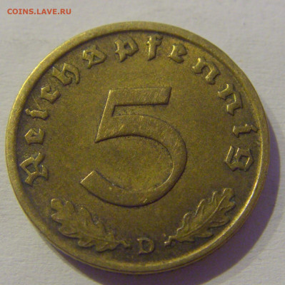 5 пфеннигов 1938 D Германия №2 11.03.2021 22:00 МСК - CIMG1026.JPG