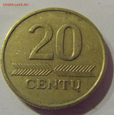 20 центов 1997 Литва №1а 11.03.2021 22:00 МСК - CIMG1467.JPG