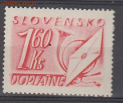 Словакия 1942 1м * 1,6кр до 12 03 - 180