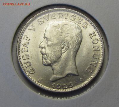 Швеция 1 крона Густав V 1939г. до 12-03-21 - IMG_4925.JPG