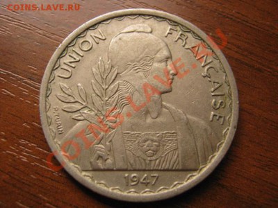 Индокитай 1 пиастр 1947 до 11.10 в 21.00 М - Изображение 082