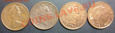 БРИТАНИЯ 1 пенни 1975,1997,2005,2009г. + БОНУС!!! (306) - а306_1п75,97,05,09