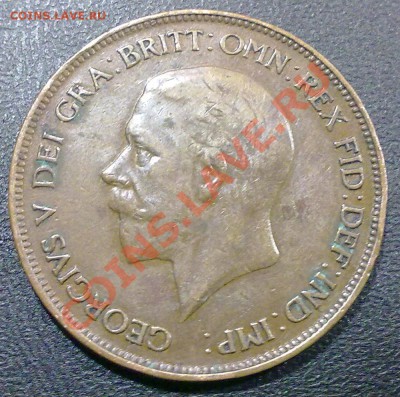 БРИТАНИЯ 1 пенни 1928г. + БОНУС!!! (310) - а310_1п1928