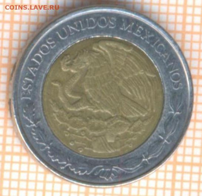 Мексика 1 песо 2007 г., до 13.03.2021 г. 22.00 по Москве - Мексика 1 песо 2007 2854