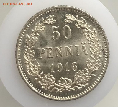 50 пенни 1916 г, unc До 07.03.2021 22.00 по МСК - 3A343EFA-F43D-4D9E-9950-4089F5697E84