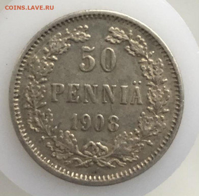 50 пенни 1908 г , AU До 7.03.2021 22.00 по МСК - ECDC21EF-B264-409B-8A64-D0B6257A6AF0