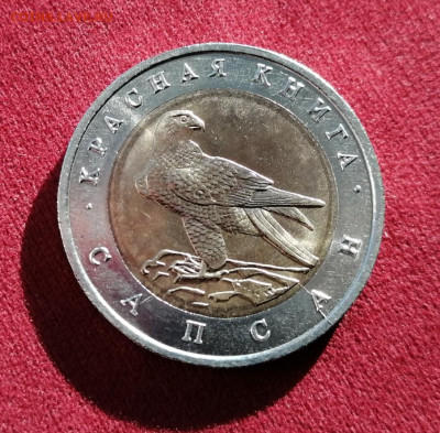 50 рублей 1994 - Сапсан - расколы на аверсе и реверсе - 1
