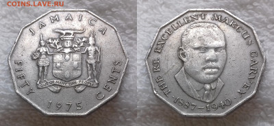 Иностранные монеты по фиксированной цене - ЯМАЙКА 50 центов 1975 20191225_1228