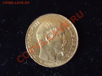 20 франков 1858 золото - 20 франков 1858-2