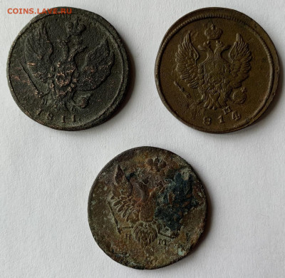 2 копейки 1811(КМ).1814,ЕМ-КМ до 10.03 22:00 - 72