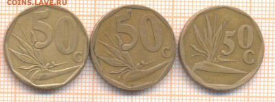 ЮАР 50 центов, фикс 10 руб - ЮАР 50 центов 2866а