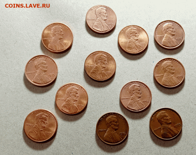 1 цент (12монет).До 10.03.21 в 22.00 МСК - аук1